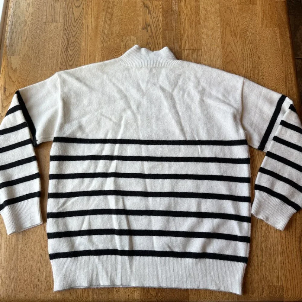 Nautical Style Striped Sweater Size XL